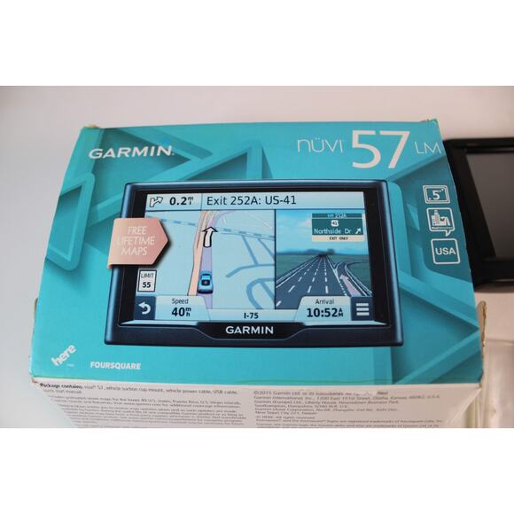 Garmin Nuvi 57LM - 5" Vehicle GPS Navigator w/ Lifetime Map - Picture 5 of 8